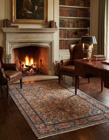 4' 4 x 7' 3 Sarough Rug