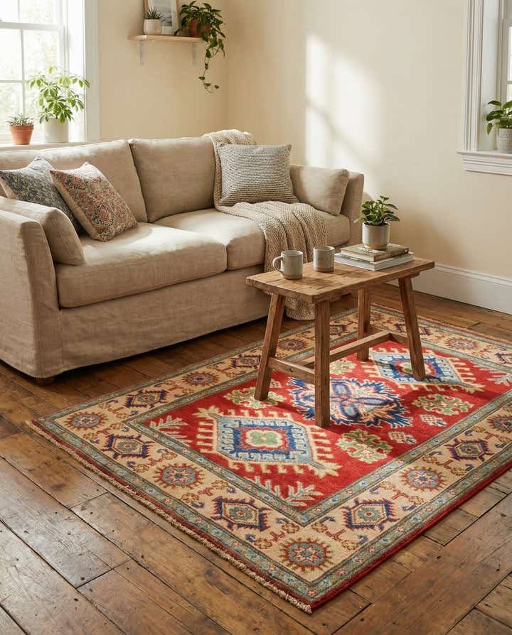 2' 8 x 4' 2 Hand Knotted Kazak Rug