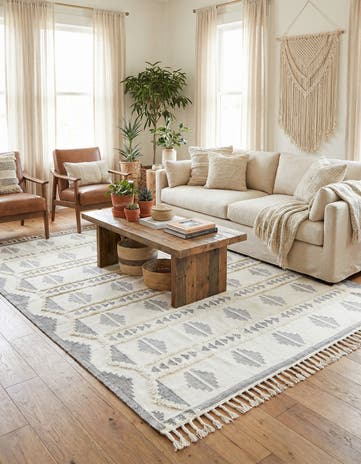 9' x 12' Hand Woven Arizona Wool Rug