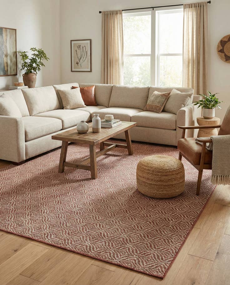 Detail image of 7' x 10' Easy-Clean Lattice Indoor / Outdoor Rug