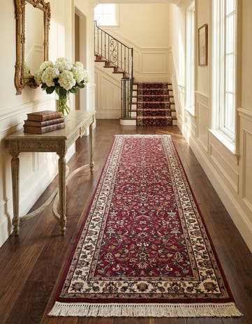 2' 7 x 11' 1 Hand Knotted Isfahan Wool Runner Rug