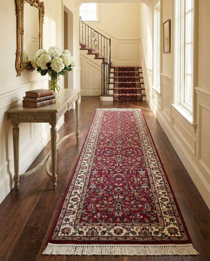 2' 7 x 11' 1 Hand Knotted Isfahan Wool Runner Rug
