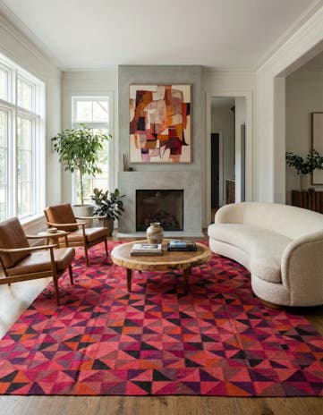 8' 2 x 11' 6 Hand Woven Kilim Modern Wool Rug