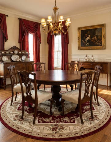 13' x 13' Chateau Round Rug