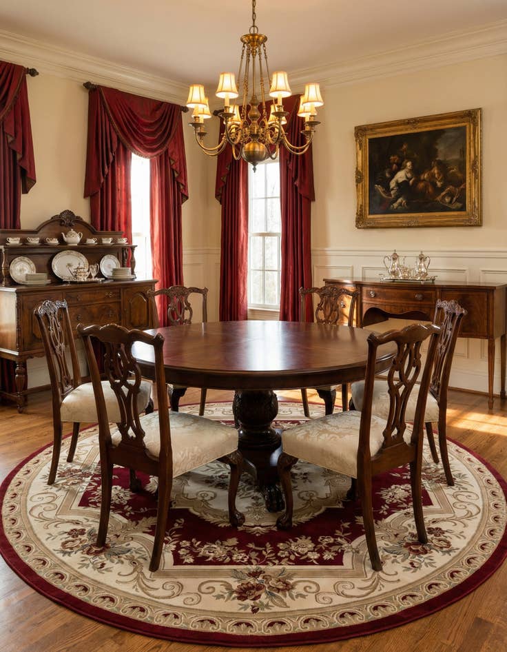 Detail image of  13' x 13' Chateau Round Rug