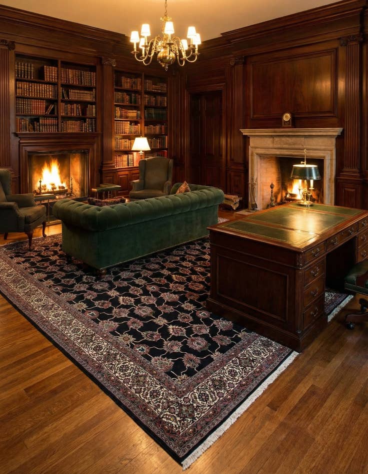 Detail image of 8' 4 x 10' 2 Bidjar fine Wool Rug