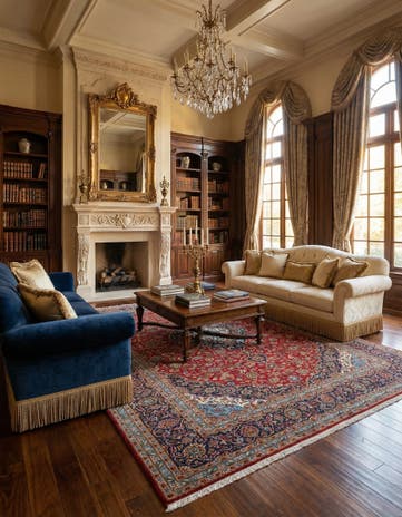 9' 6 x 13' 4 Kashan Rug