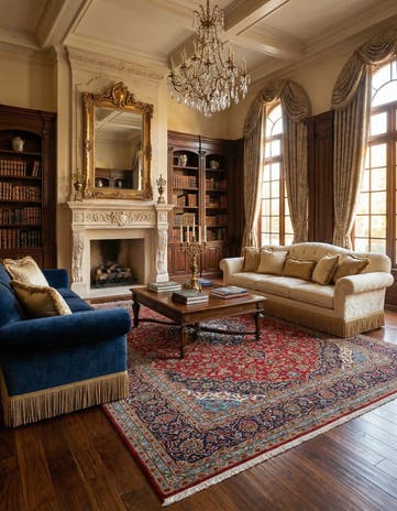 9' 6 x 13' 4 Kashan Rug