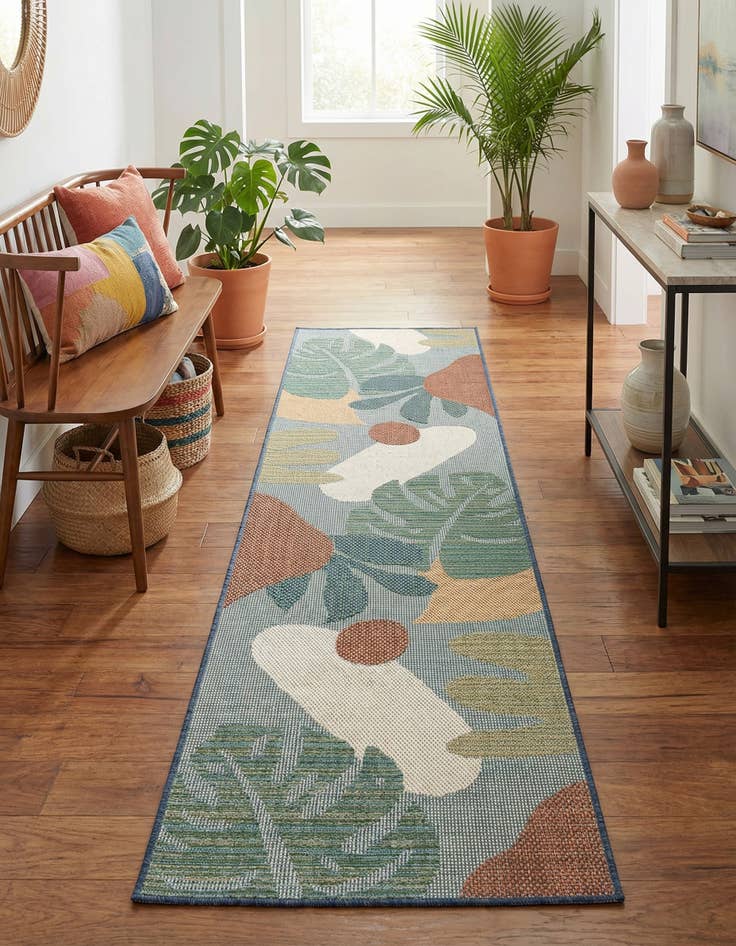 Detail image of 2' 7 x 10' Easy-Clean Baja Indoor / Outdoor Runner Rug