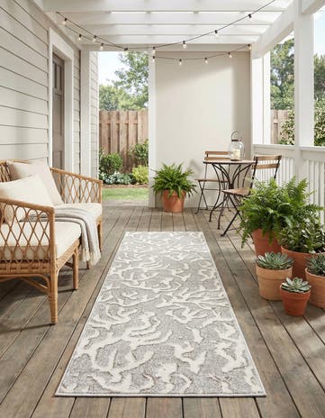 2' x 6' Easy-Clean Sabrina Soto Indoor / Outdoor Runner Rug