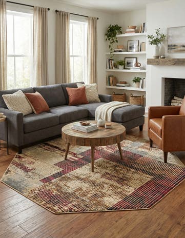 Saturn Octagon Rug