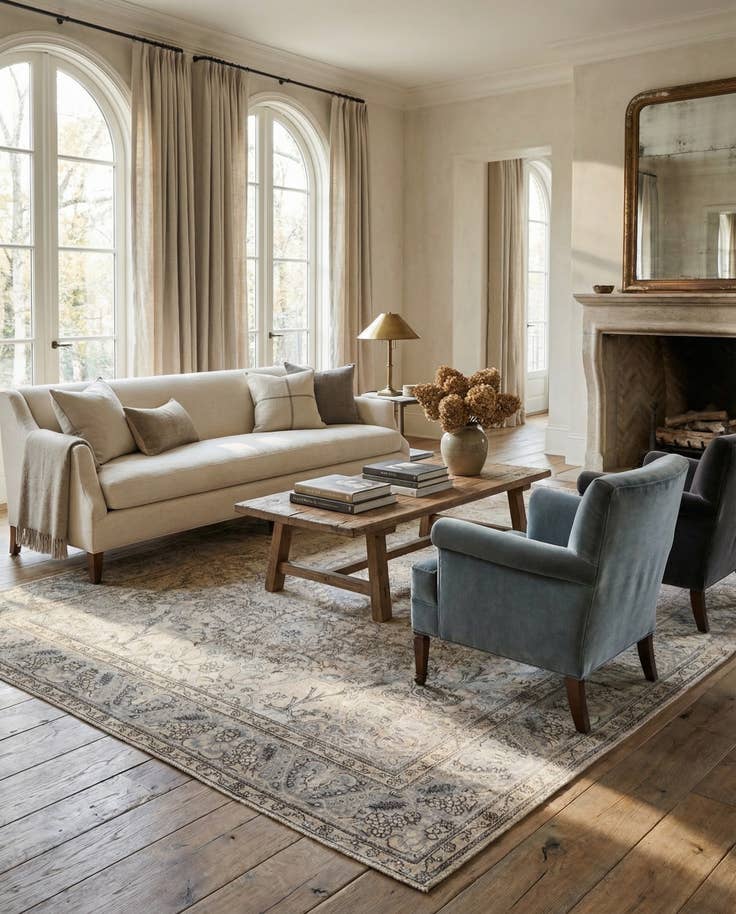 Detail image of 9' 8 x 12' 8 Hand Knotted Ultra Vintage Persian Wool Rug