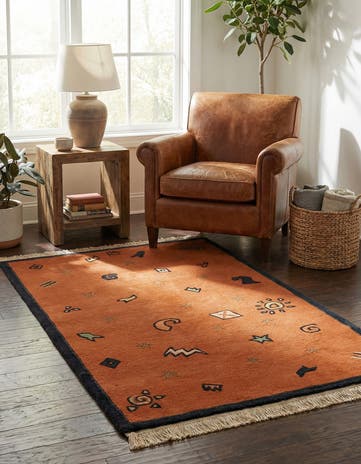 3' 2 x 5' Hand Knotted Nepal Wool Rug