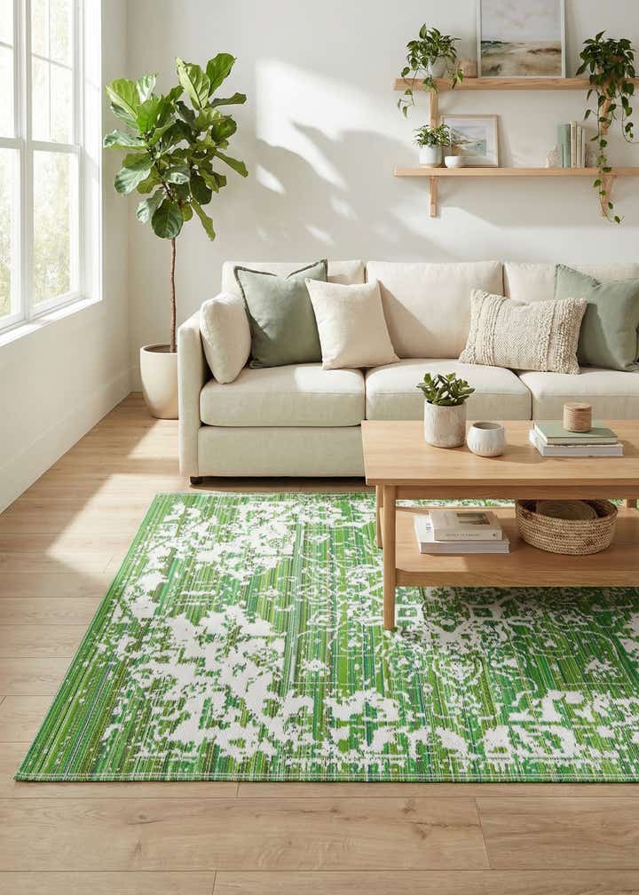 5' x 8' Easy-Clean Vista Breeze Indoor / Outdoor Rug