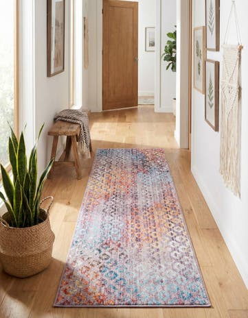 Lilac Andromeda Runner Rug