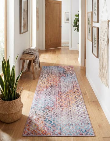 Lilac Andromeda Runner Rug