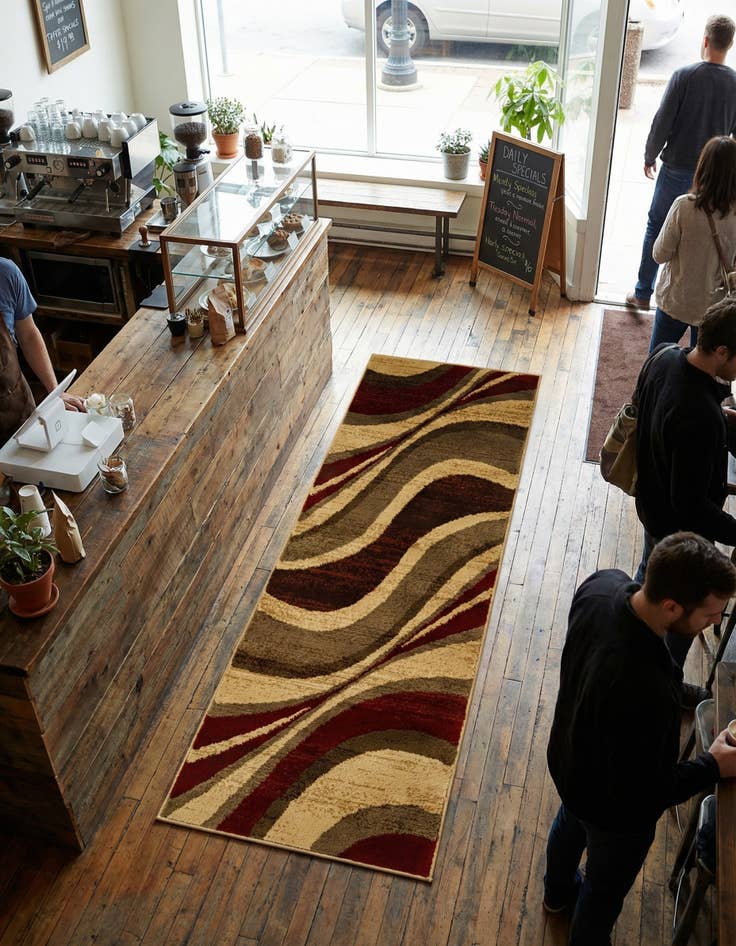 Detail image of 2' x 5' Coffee Shop Runner Rug