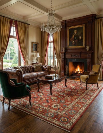 7' 5 x 9' 9 Sara Wool Rug