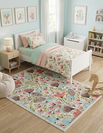5' x 7' Whimsy Kids Rug
