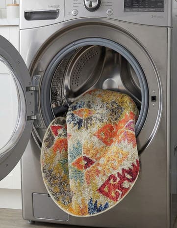 Washable Mesa Round Rug