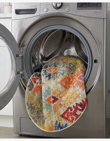Washable Mesa Round Rug