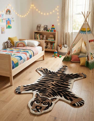 5' 1 x 7' 1 Playtime Kids Wool Freeform Rug