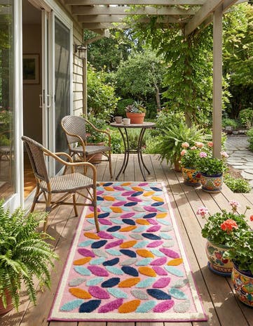 2' x 6' Easy-Clean Aruba Indoor / Outdoor Runner Rug