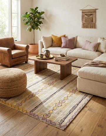 7' 8 x 10' 2 Hand Knotted Darya Wool Rug