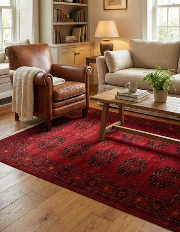 5' 3 x 7' Bokhara Rug