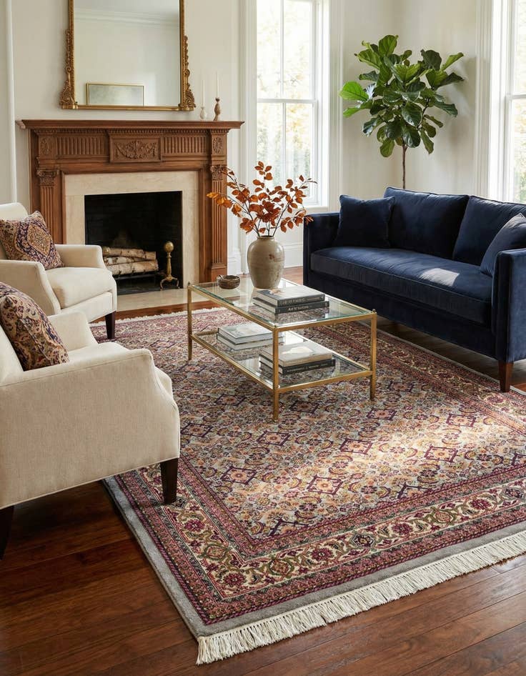 Detail image of 5' 7 x 7' 11 Feraghan Rug