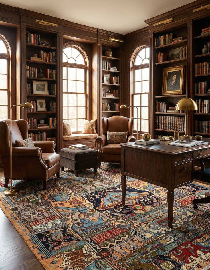 Detail image of 9' 8 x 12' 6 Kashmar Wool Rug