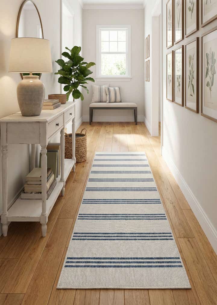 2' x 6' Easy-Clean Jill Zarin Anguilla Indoor / Outdoor Runner Rug