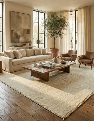 13' 4 x 17' Hand Knotted Moroccan Wool Rug