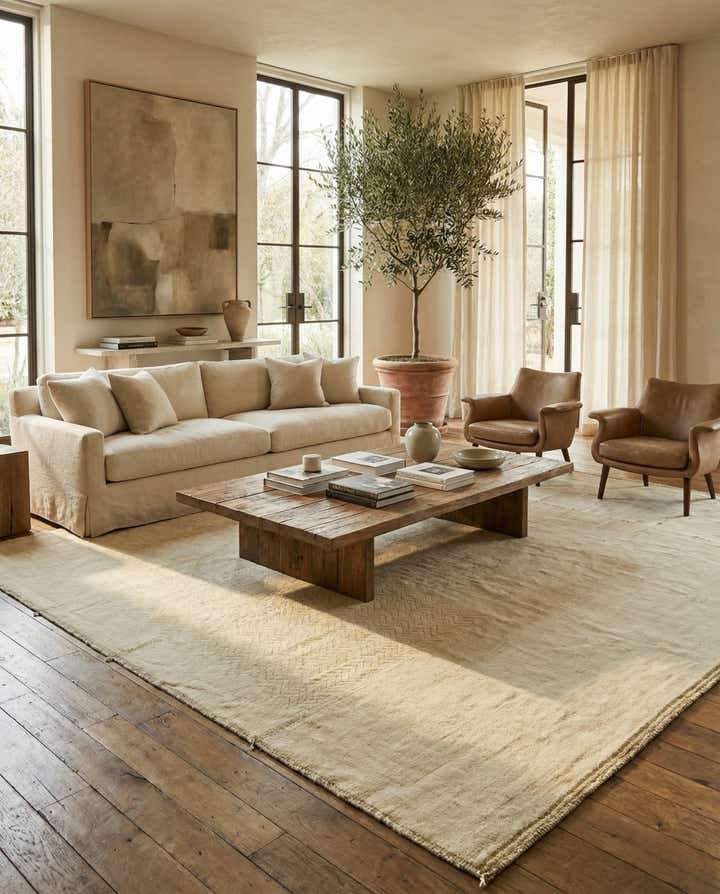 13' 4 x 17' Hand Knotted Moroccan Wool Rug