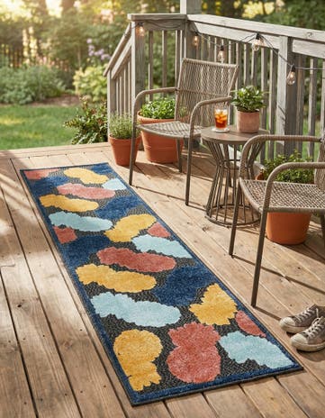 2' x 10' Easy-Clean Belize Indoor / Outdoor Runner Rug