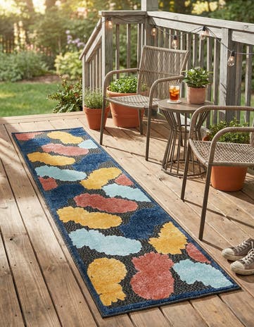 2' x 10' Easy-Clean Belize Indoor / Outdoor Runner Rug