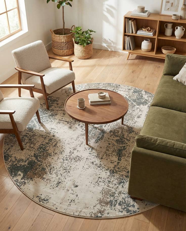 Detail image of 8' x 8' Mojave Round Rug