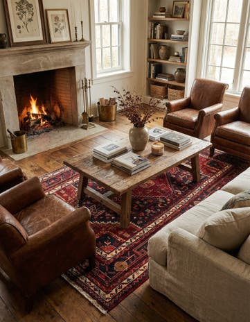 4' 7 x 7' 4 Hamedan Rug