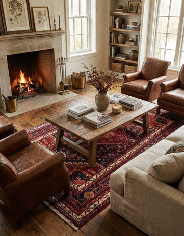 4' 7 x 7' 4 Hamedan Rug