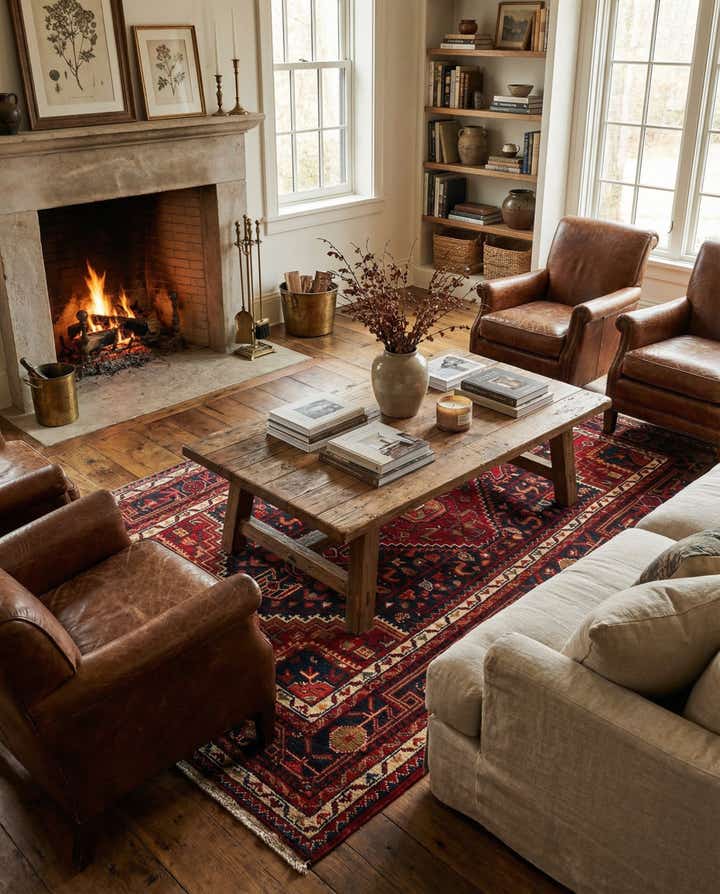 4' 7 x 7' 4 Hamedan Rug