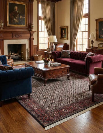 6' 7 x 9' 9 Bidjar Wool Rug