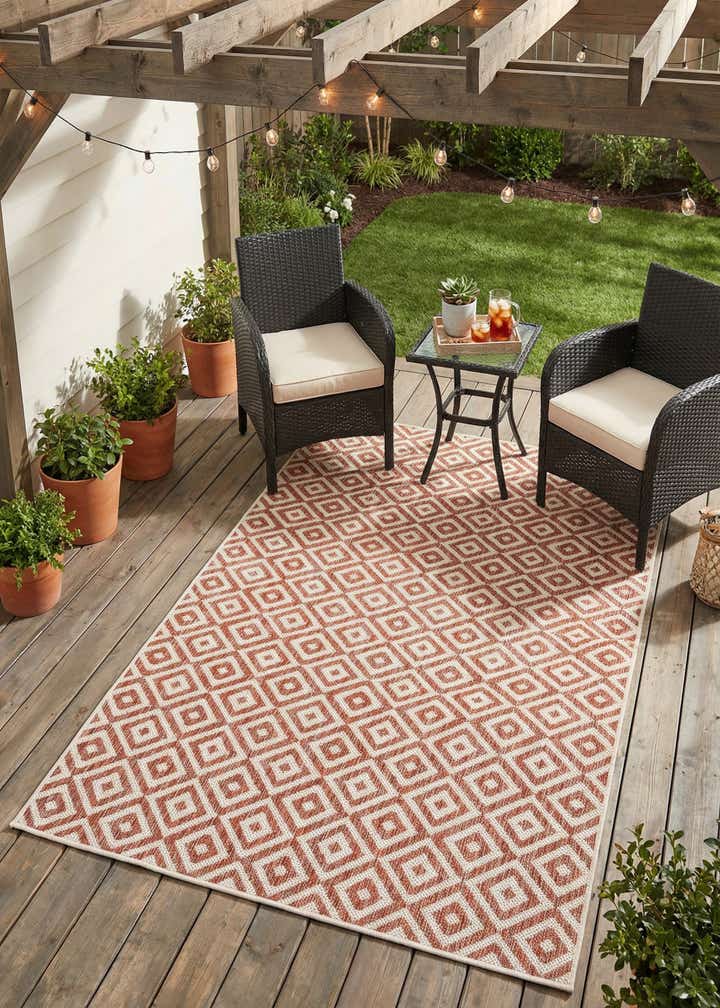 4' x 6' Easy-Clean Jill Zarin Costa Rica Indoor / Outdoor Rug