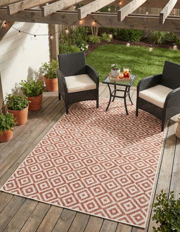 4' x 6' Easy-Clean Jill Zarin Costa Rica Indoor / Outdoor Rug