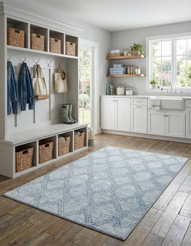 Detail image of 6' x 9' Kamala Washable Rug