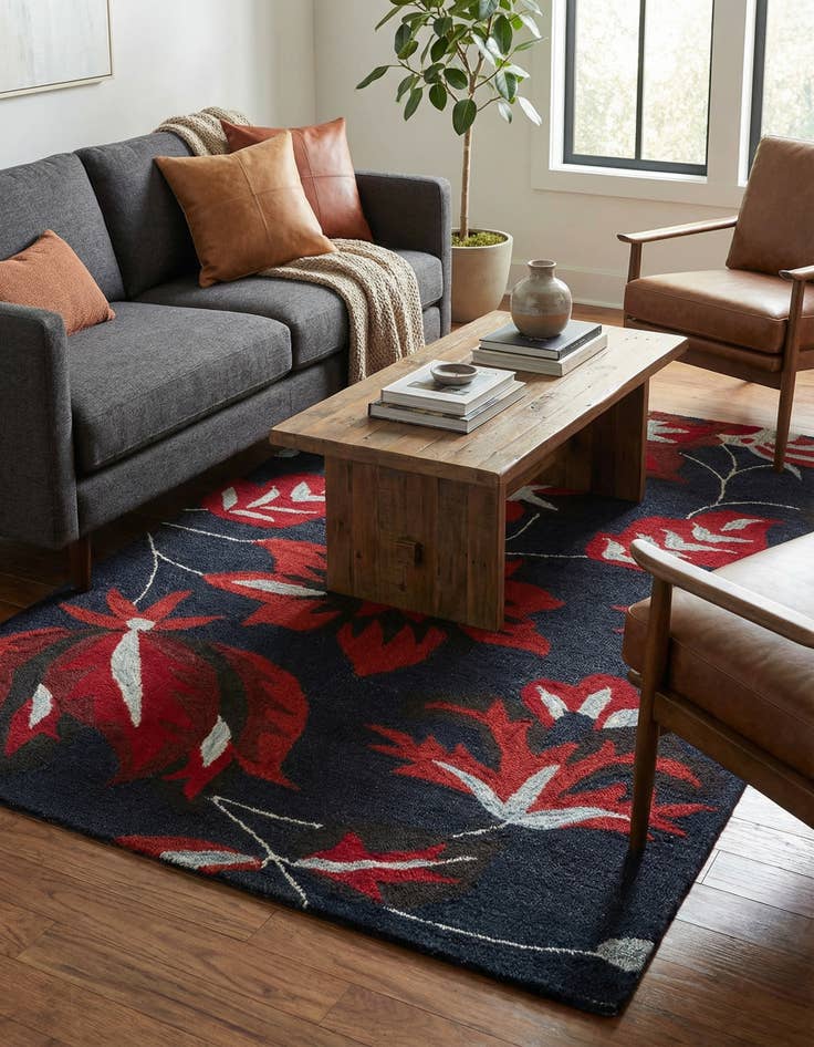 Detail image of 5' 1 x 8' 1 Luna Rug