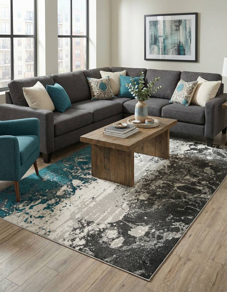 Detail image of 5' 3 x 8' Valencia Rug