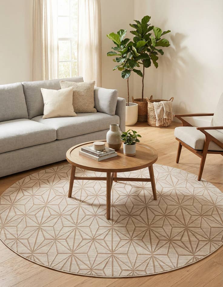 Detail image of 7' 10 x 7' 10 Uptown Round Rug