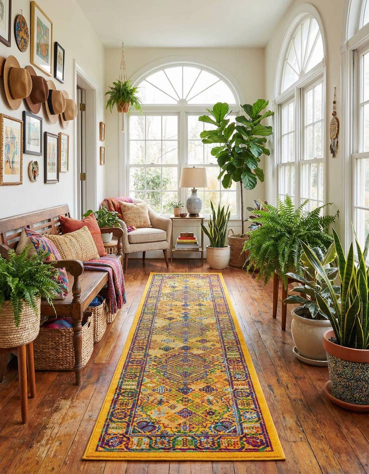 Detail image of 2' 7 x 12' Calypso Runner Rug