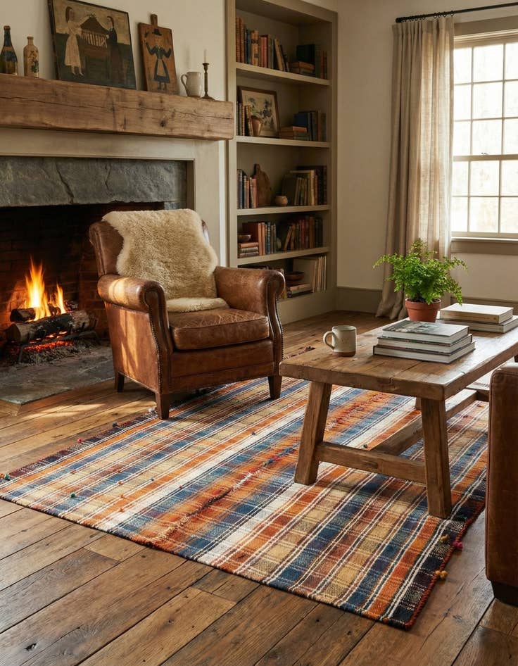 Detail image of 4' 3 x 6' 1 Jajim Rug