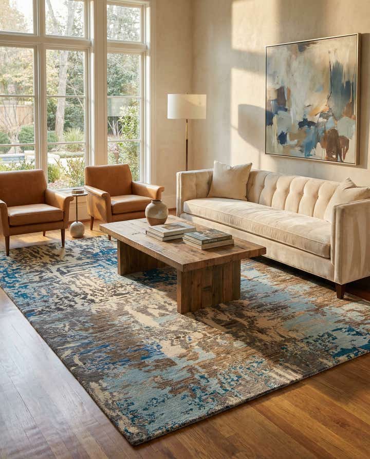 7' 7 x 10' 5 Hand Knotted Darya Rug